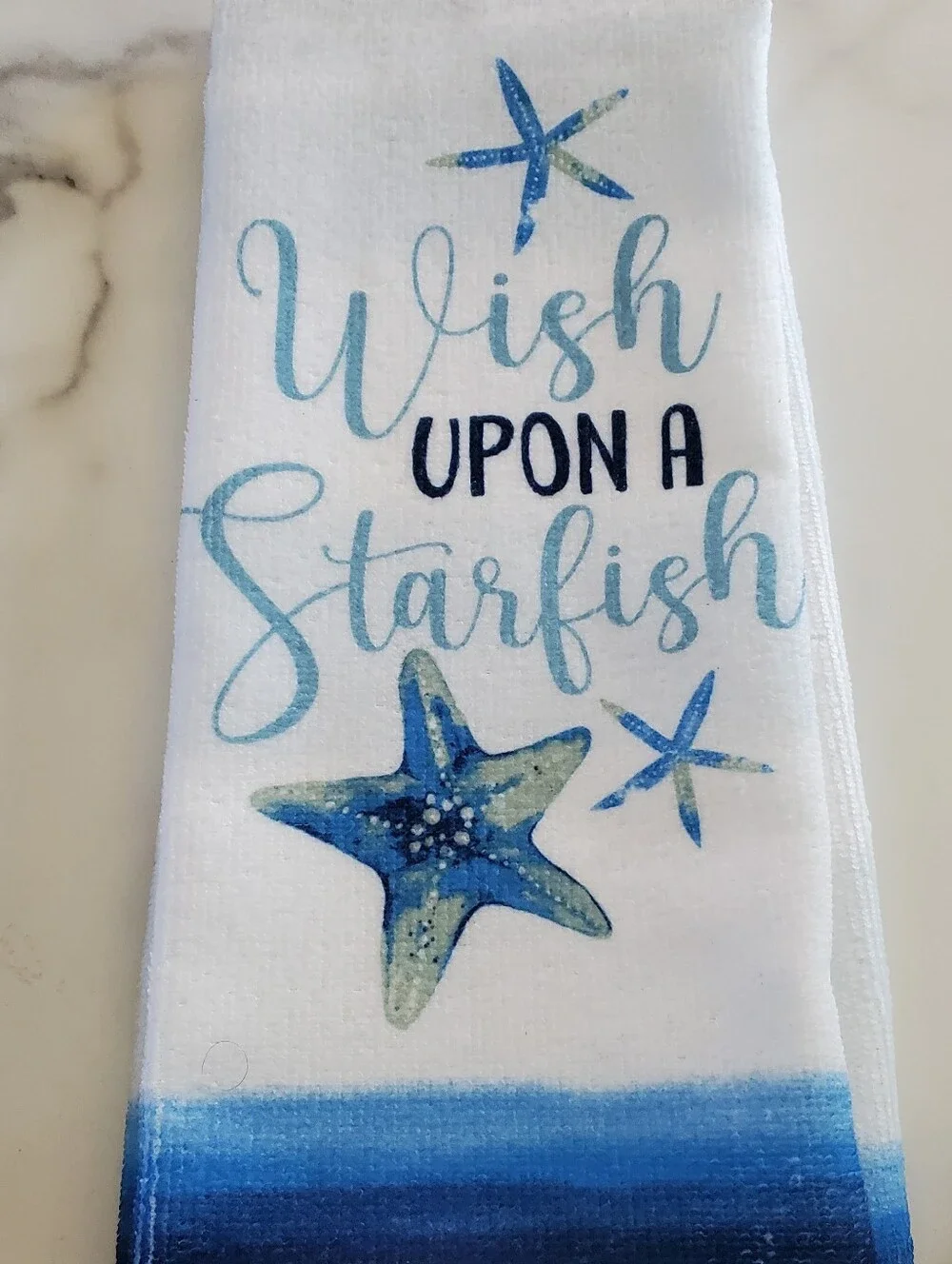 2 Starfish Hand Towels